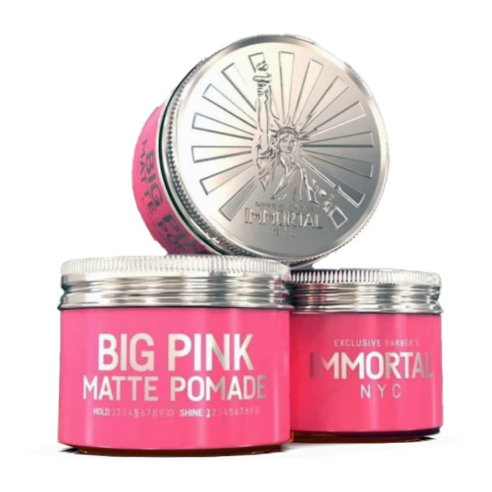 Матова помада для укладки волосся IMMORTAL NYC BIG PINK 100 мл