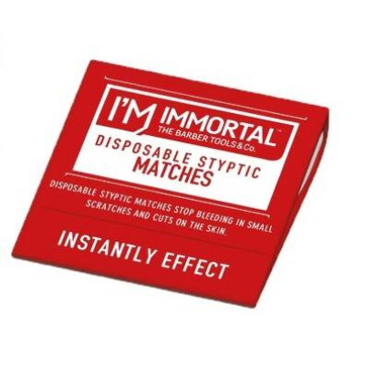 Палички від порізів після гоління і депіляції IMMORTAL DISPOSABLE STYPTIC MATCHES