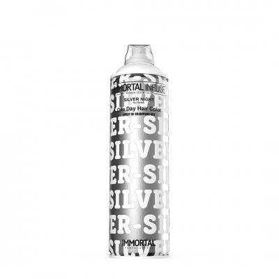 Камуфляж волосся сірий IMMORTAL INFUSE ONE DAY HAIR COLOR SPRAY GOLD SILVER 200 ML