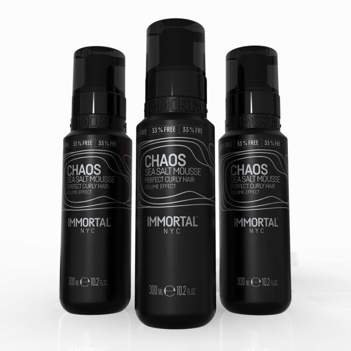 Піна для укладання волосся з морської сіллю CHAOS SEA SALT MOUSSE