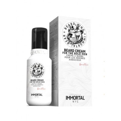 Крем для бороди та вус Immortal Bear Styling Care Cream 