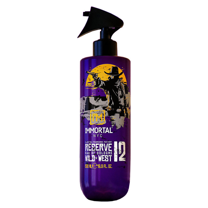 Одеколон після гоління IMMORTAL ORIGINAL 12 Wild West RESERVE EAU DE COLOGNE, 500ML