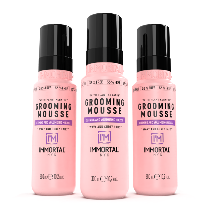 Піна для догляду за волоссям "Immortal NYC Grooming Mousse" 300ml