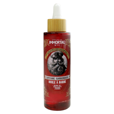 Подарунковий набір для догляду за бородою IMMORTAL CAPITANE BARBEROUSSE BEARD OIL