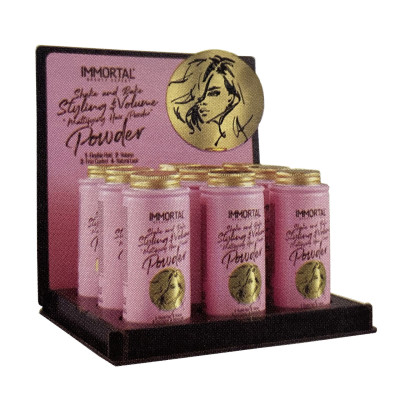 СТЕНД ДЛЯ ЖІНОЧОЇ ПУДРИ "IMMORTAL STYLING VOLUME POWDER"